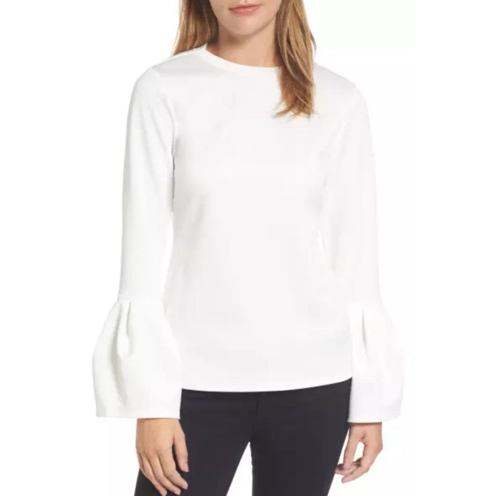Halogen Bell Sleeve Top, small